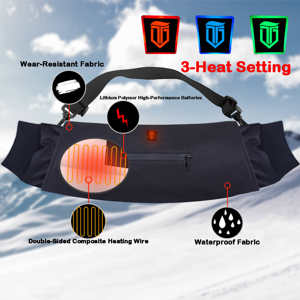 Heated Hand Warmer Dual heating pads 3 heat setting