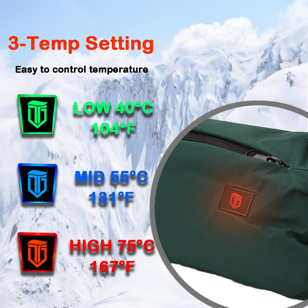 3 TEMP SETTING HEATED HAND WARMER SPORT