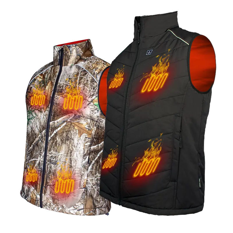 HEATED VESTS Lightweight core warming, slim design Layering, Daily Commute