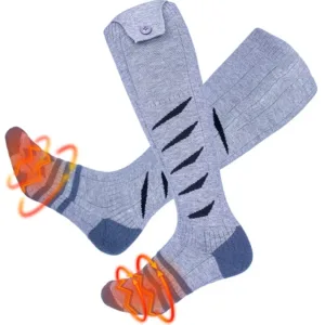 Rechargeable Heated Socks for Men & Women – 3 Heat Levels Winter Thermal Socks