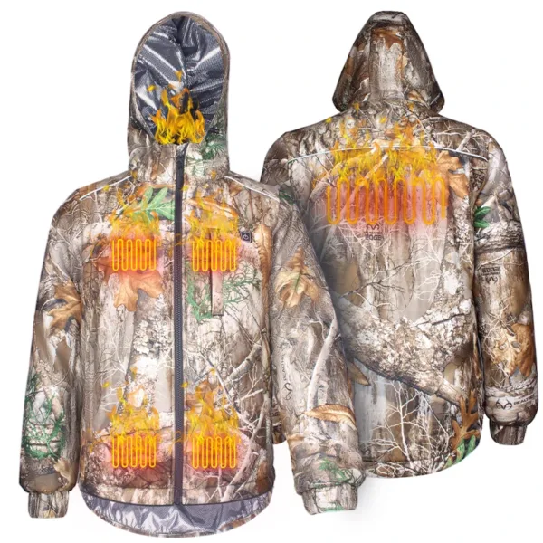 5 zone heating thermal ski apparel