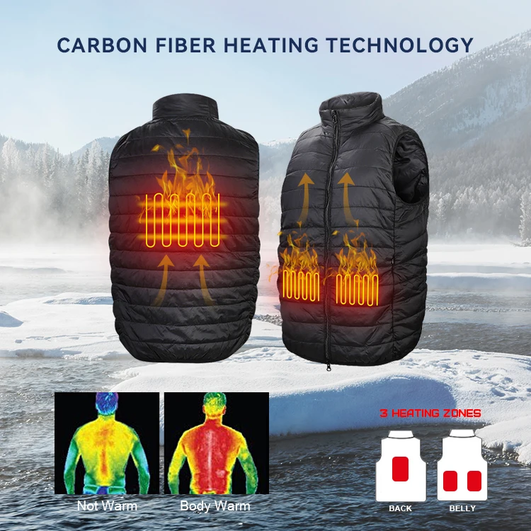 heated puffer vest