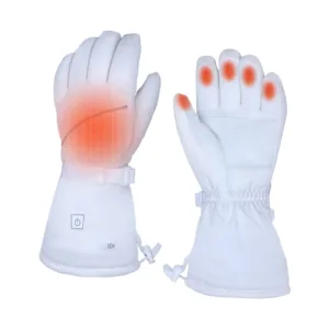 Heated Gloves for Five-Finger & Palm Heating, Waterproof Rechargeable Electric Gloves for Skiing & Winter Outdoor  TGT-1073M