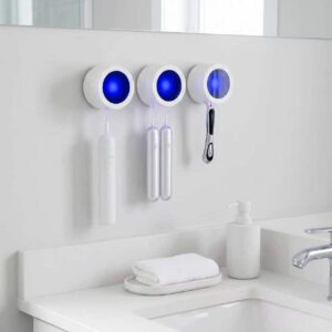 UV-C Smart Toothbrush Sanitizer Holder – Wall-Mounted Sterilizer with Auto Sensor Door