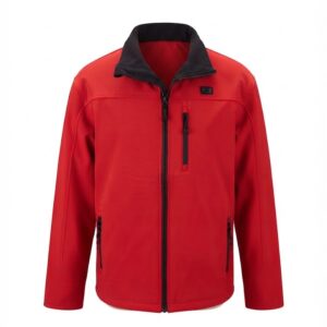 USB Heated Softshell Jacket – 3-Zone Heating, Windproof & Water-Resistant Winter Coat