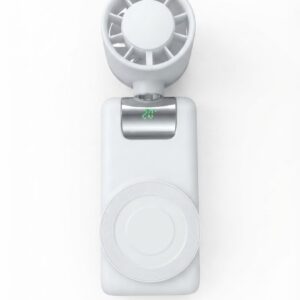 GT-22 Portable Foldable Fan – Magnetic Cooling Fan with Digital Display, 3600mAh Rechargeable Battery