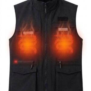 Smart Heated Vest | Multi-Level Temperature Control Outdoor Warming Vest | Custom Logo Available