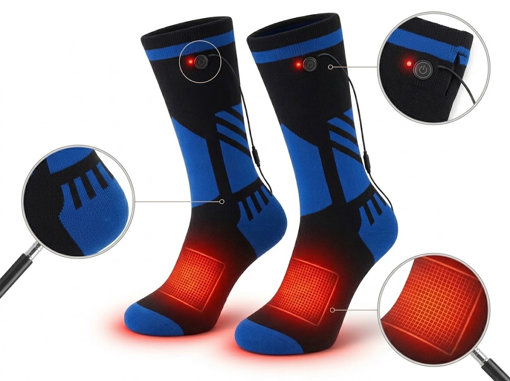 Rechargeable Foot Warmer Socks for Winter