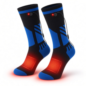 Heated Socks with One-Touch Power Button | Rechargeable Foot Warmer Socks for Winter  TPG-002